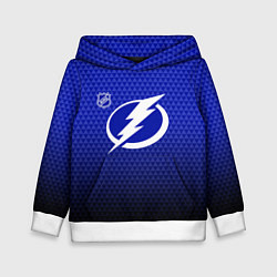 Детская толстовка Тампа Бэй Лайтнинг - синий градиент