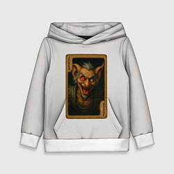 Толстовка-худи детская Сёкс: джокер, цвет: 3D-белый