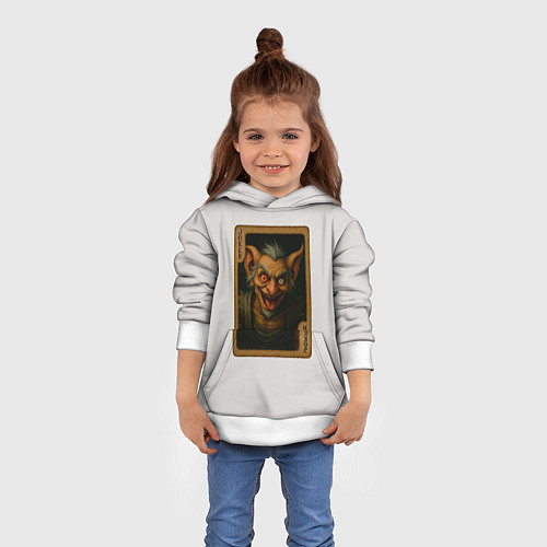 Детская толстовка Сёкс: джокер / 3D-Белый – фото 4