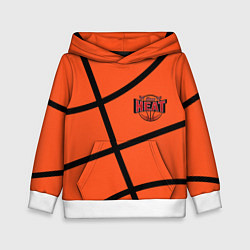 Детская толстовка Майами Хит - баскетболная разметка