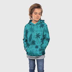 Толстовка-худи детская Гавайский стиль - Томми Версетти, цвет: 3D-меланж — фото 2