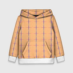 Детская толстовка Color beige blue cross