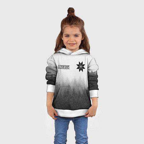 Детская толстовка Лес - это мой храм / 3D-Белый – фото 4