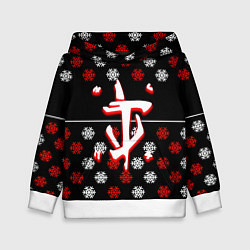 Детская толстовка Doom winter pattern steel