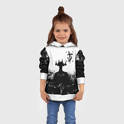 Толстовка-худи детская Doom демон марса, цвет: 3D-белый — фото 2
