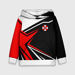 Толстовка-худи детская Umbrella - red uniform, цвет: 3D-белый