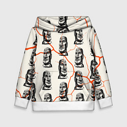 Детская толстовка Статуи моаи