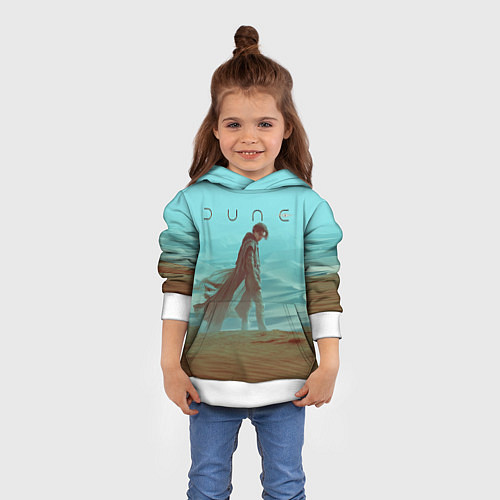 Детская толстовка Пол Атрейдес Dune part one / 3D-Белый – фото 4