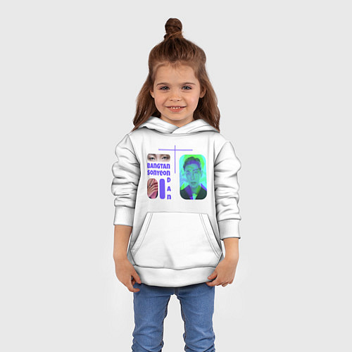Детская толстовка RM - BTS / 3D-Белый – фото 4