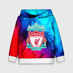 Детская толстовка Liverpool неоновые тропики