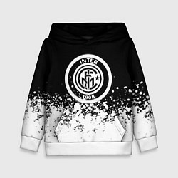 Толстовка-худи детская Inter краски, цвет: 3D-белый