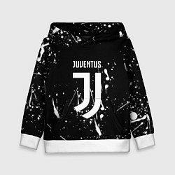Детская толстовка Juventus брызги красок текстура