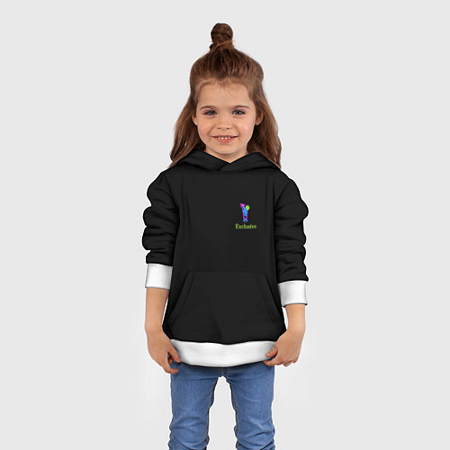 Детская толстовка Exclusive / 3D-Белый – фото 4