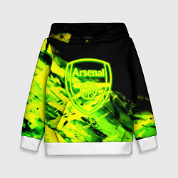 Детская толстовка Арсенал кислотные краски