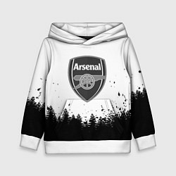 Детская толстовка Arsenal черный лес