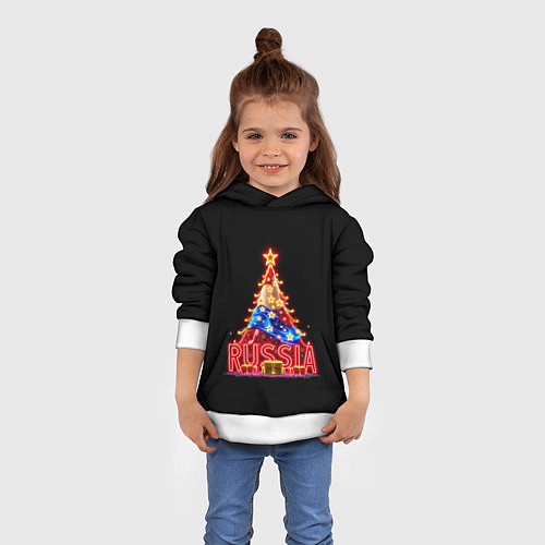 Детская толстовка Christmas day / 3D-Белый – фото 4