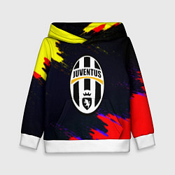 Детская толстовка Juventus краски текстура штрихи