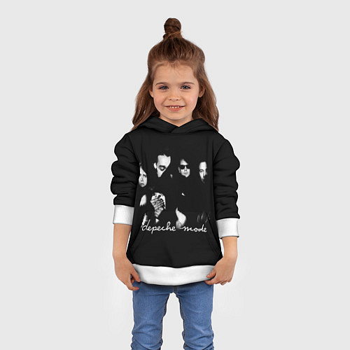 Детская толстовка Depeche Mode shoot / 3D-Белый – фото 4