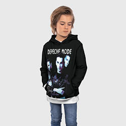 Толстовка-худи детская Dave Gahan Depeche Mode rose, цвет: 3D-белый — фото 2