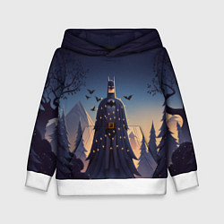 Детская толстовка Новогодний Бэтмен