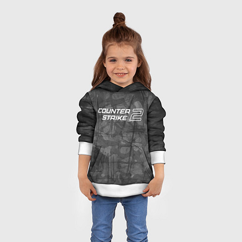 Детская толстовка Контр cтрайк два / 3D-Белый – фото 4