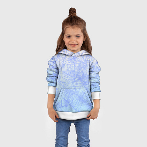 Детская толстовка В инее / 3D-Белый – фото 4
