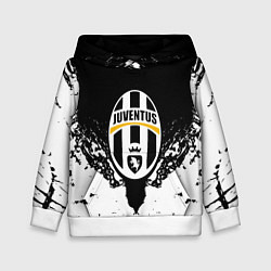 Детская толстовка Ювентус краски всплеск текстура