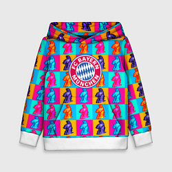 Толстовка-худи детская Fortnite x Bayern, цвет: 3D-белый