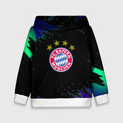Детская толстовка Бавария Мюнхен краски текстура