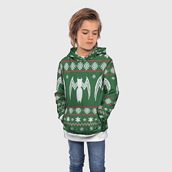 Толстовка-худи детская Рождественский свитер Венома, цвет: 3D-белый — фото 2