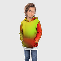 Толстовка-худи детская Color multicolored gradient, цвет: 3D-белый — фото 2
