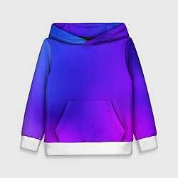 Толстовка-худи детская Color multicolored gradient, цвет: 3D-белый