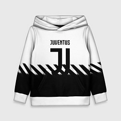 Детская толстовка Ювентус полосы геометрия линии