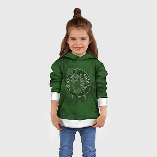 Детская толстовка NBA Celtics camo / 3D-Белый – фото 4