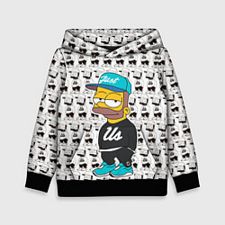 Толстовка-худи детская Bart Just Us, цвет: 3D-черный