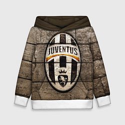 Толстовка-худи детская Juventus, цвет: 3D-белый