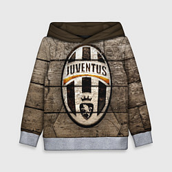 Толстовка-худи детская Juventus, цвет: 3D-меланж