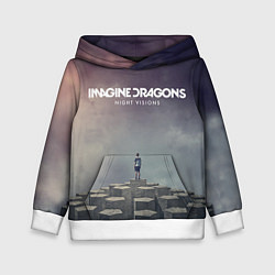 Толстовка-худи детская Imagine Dragons: Night Visions, цвет: 3D-белый