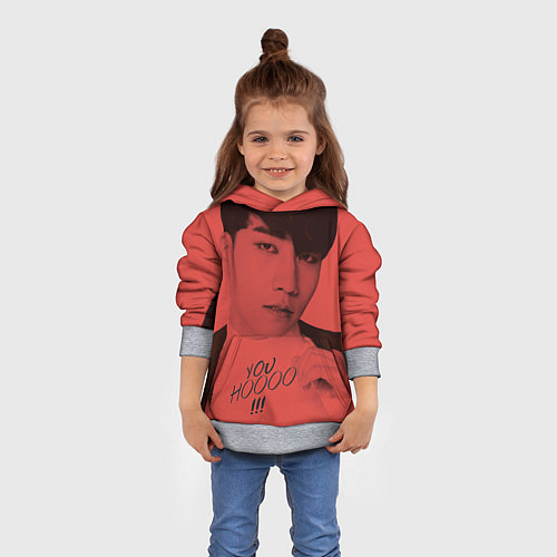 Детская толстовка Big bang: You Hoooo / 3D-Меланж – фото 4
