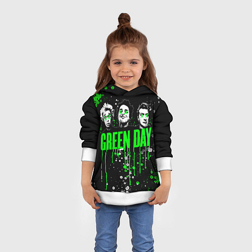 Детская толстовка Green Day: Acid Colour / 3D-Белый – фото 4