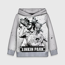 Толстовка-худи детская Linkin Park, цвет: 3D-меланж