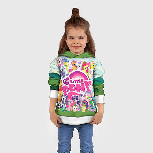Детская толстовка My Little Pony / 3D-Белый – фото 4