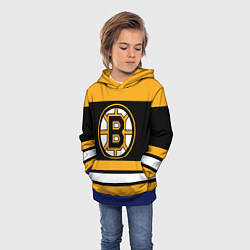 Толстовка-худи детская Boston Bruins, цвет: 3D-синий — фото 2