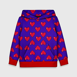 Детская толстовка Hearts Pattern