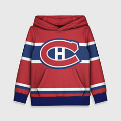 Толстовка-худи детская Montreal Canadiens, цвет: 3D-синий