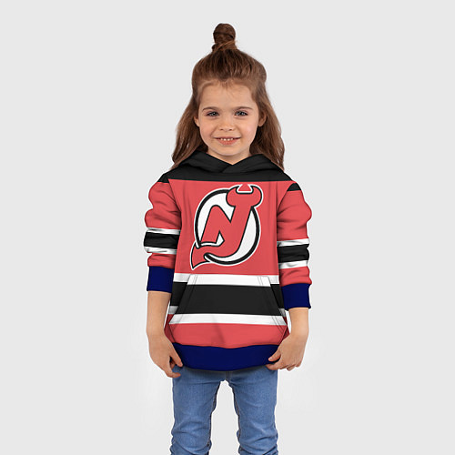 Детская толстовка New Jersey Devils / 3D-Синий – фото 4