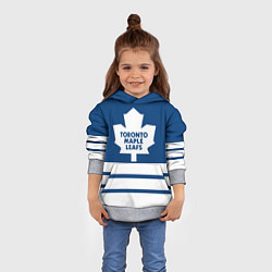 Толстовка-худи детская Toronto Maple Leafs, цвет: 3D-меланж — фото 2