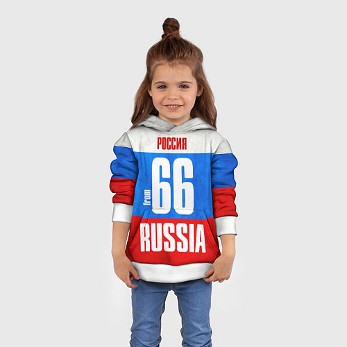 Детская толстовка Russia: from 66 / 3D-Белый – фото 4