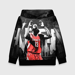 Толстовка-худи детская Баскетболист NBA, цвет: 3D-черный