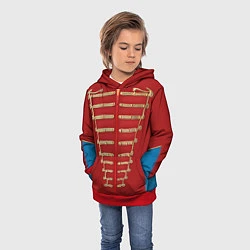 Толстовка-худи детская Пиджак Майкла Джексона, цвет: 3D-красный — фото 2
